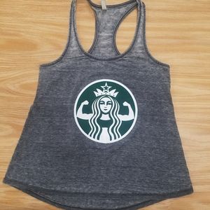 Starbucks Muscle Girl Tank